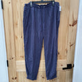 WOMENS SOCIAL STANDARD PANTS NAVY BLUE XL