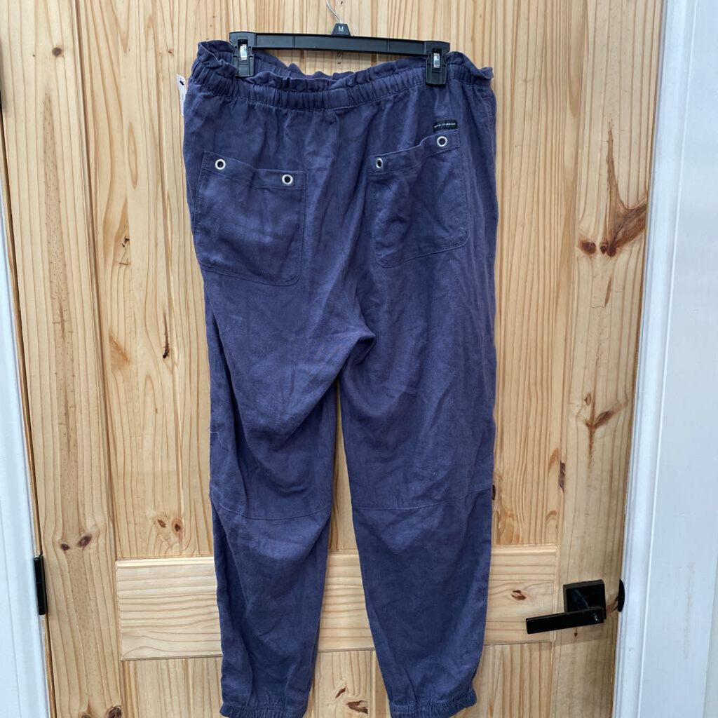 WOMENS SOCIAL STANDARD PANTS NAVY BLUE XL