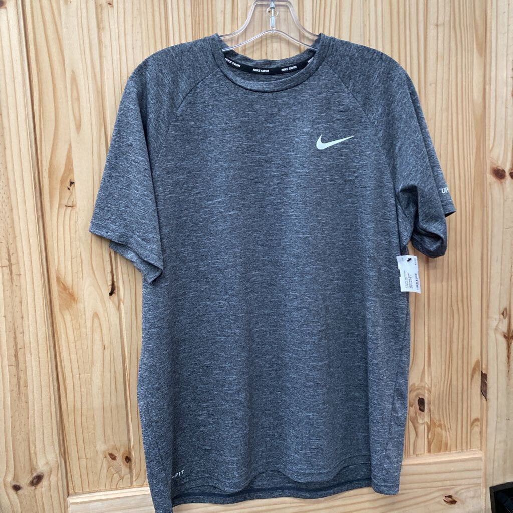 MENS NIKE SHIRT GREY/WHITE L