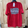 HORNETS RED/WHITE/BLK T-SHIRT XL NWT