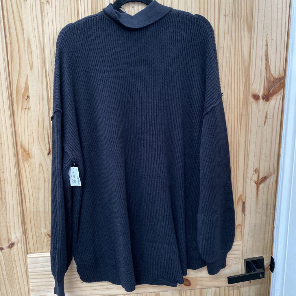 WOMENS RAE MODE BLK SWEATER ROMPER XL NWT