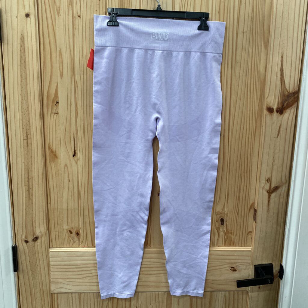WOMENS VS PINK LILAC LEGGINGS XL