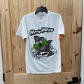 MONEY HUNGRY WHITE T-SHIRT W/SAHRK/MONEY M