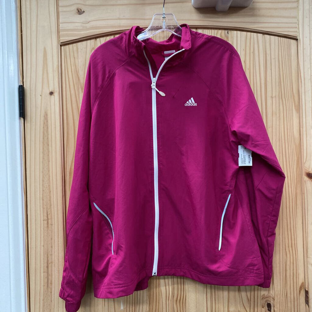 WOMENS ADIDAS JACKET DK MAGENTA XL