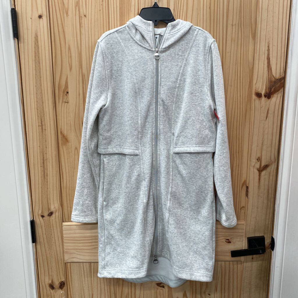 WOMENS ATHLETA LT GREY JACKET XS