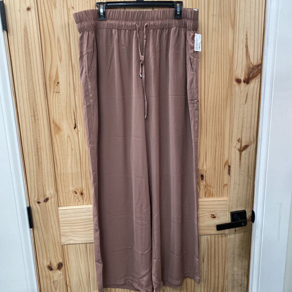 WOMENS ABERCROMBIE & FITCH DK MAUVE CASUAL PANTS XL NWT