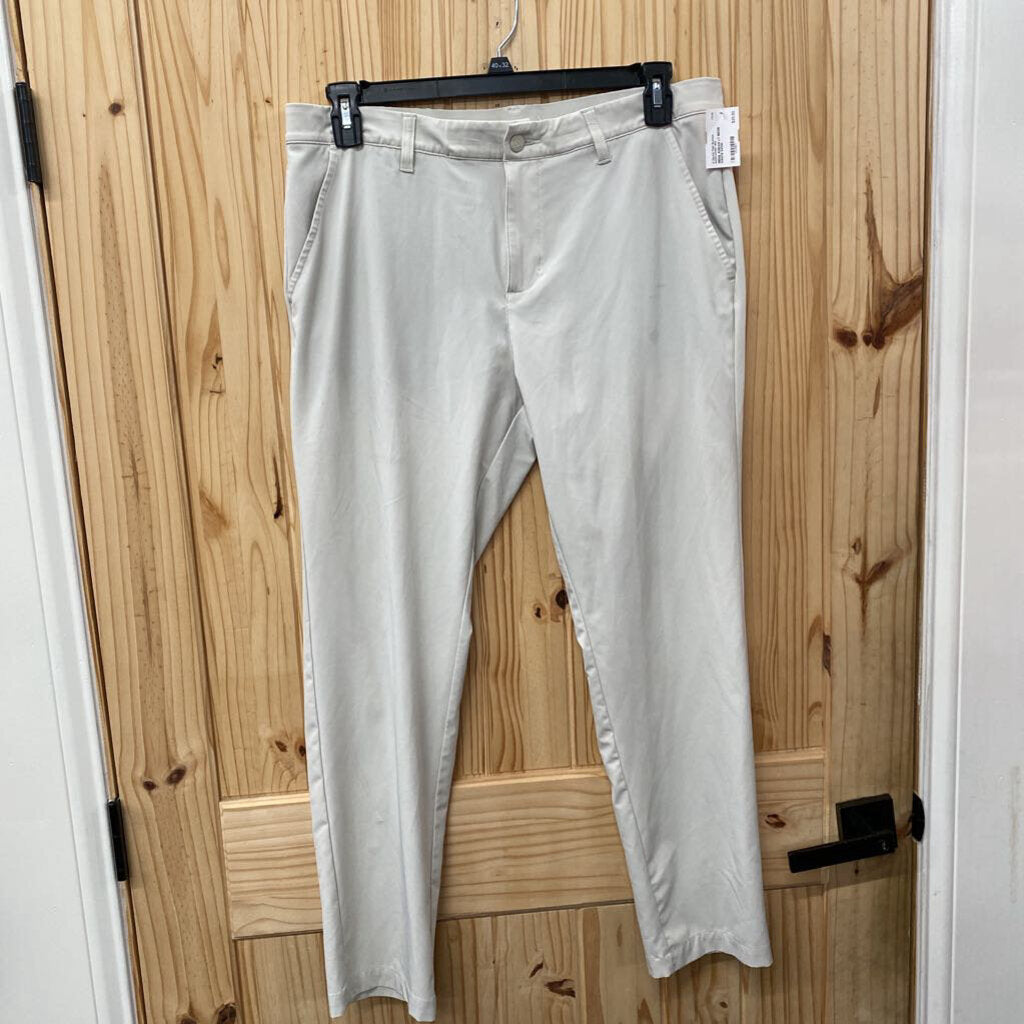 MENS ADIDAS LT BEIGE PANTS 34X30