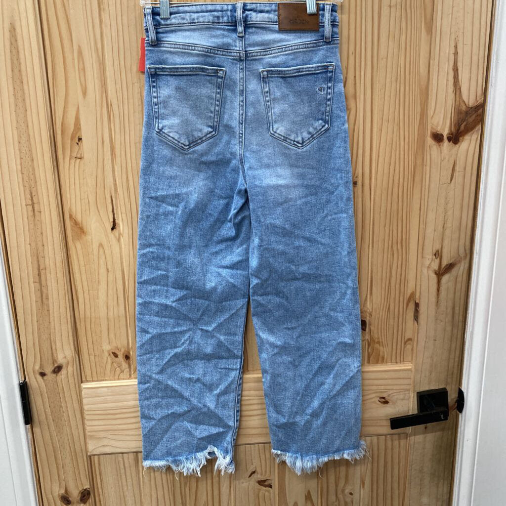 WOMENS HIDDEN LT DENIM JEANS 26