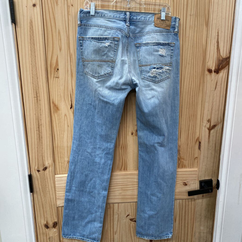 MENS ABERCROMBIE & FITCH DENIM DIST. JEANS 32X34