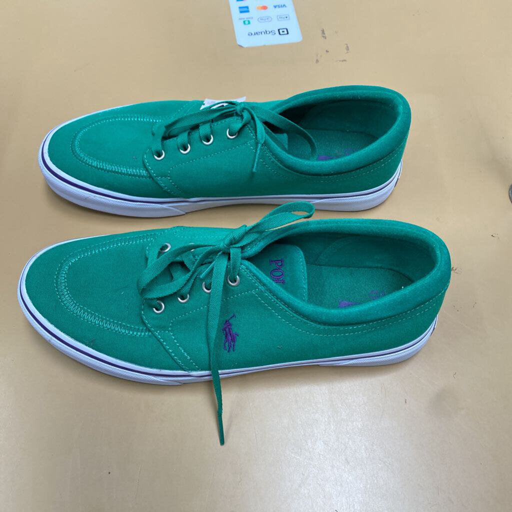 MENS POLO SHOES GREEN 11