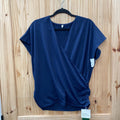 WOMENS HALARA NAVY BLUE TOP XL NWT