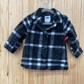 GIRLS OLD NAVY JACKET BLK/WHITE 12/18M