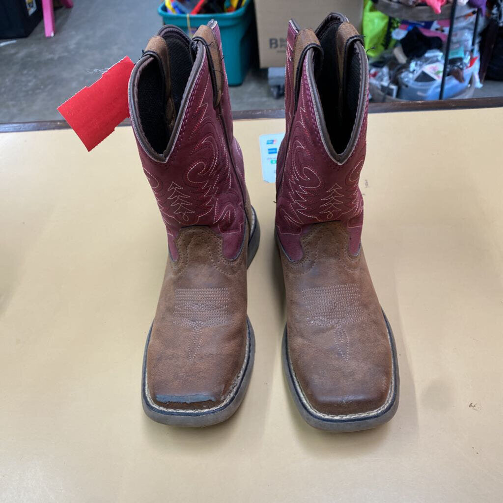 DURANGO BOOTS MAROON/DK TAN 2M