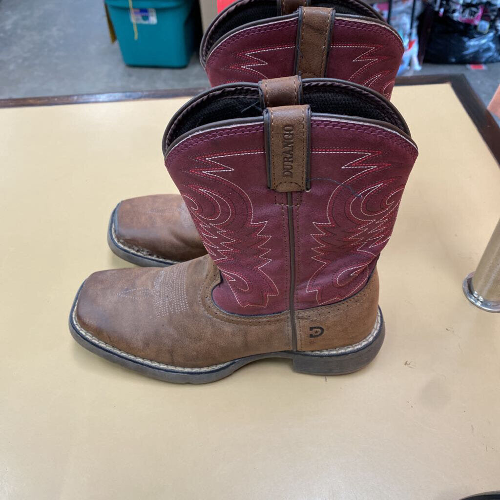 DURANGO BOOTS MAROON/DK TAN 2M