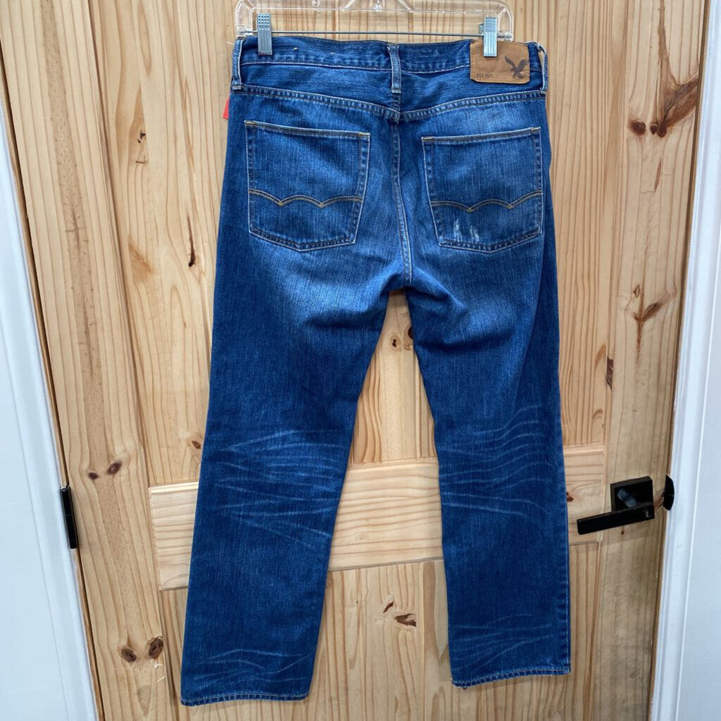 MENS AMERICAN EAGLE DENIM DIST. JEANS 30X30