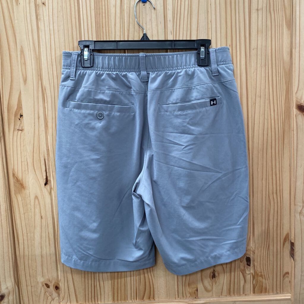 MENS UNDER ARMOUR LT GREY SHORTS 32