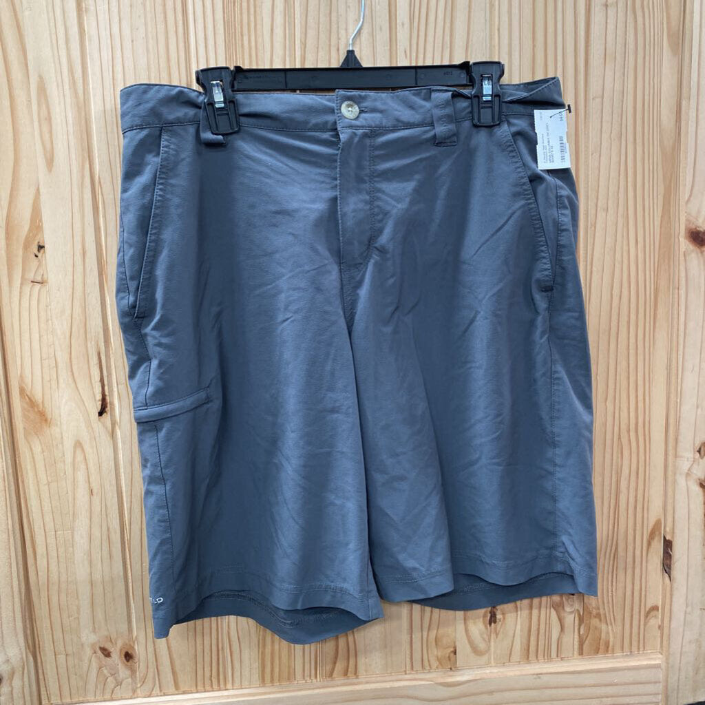 MENS COLUMBIA DK GREY SHORTS 32