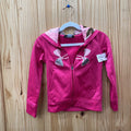 GIRLS UNDER ARMOUR DK PINK CAMO JACKET 4
