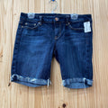 WOMENS AMERICAN EAGLE DK DENIM JEAN SHORTS 8