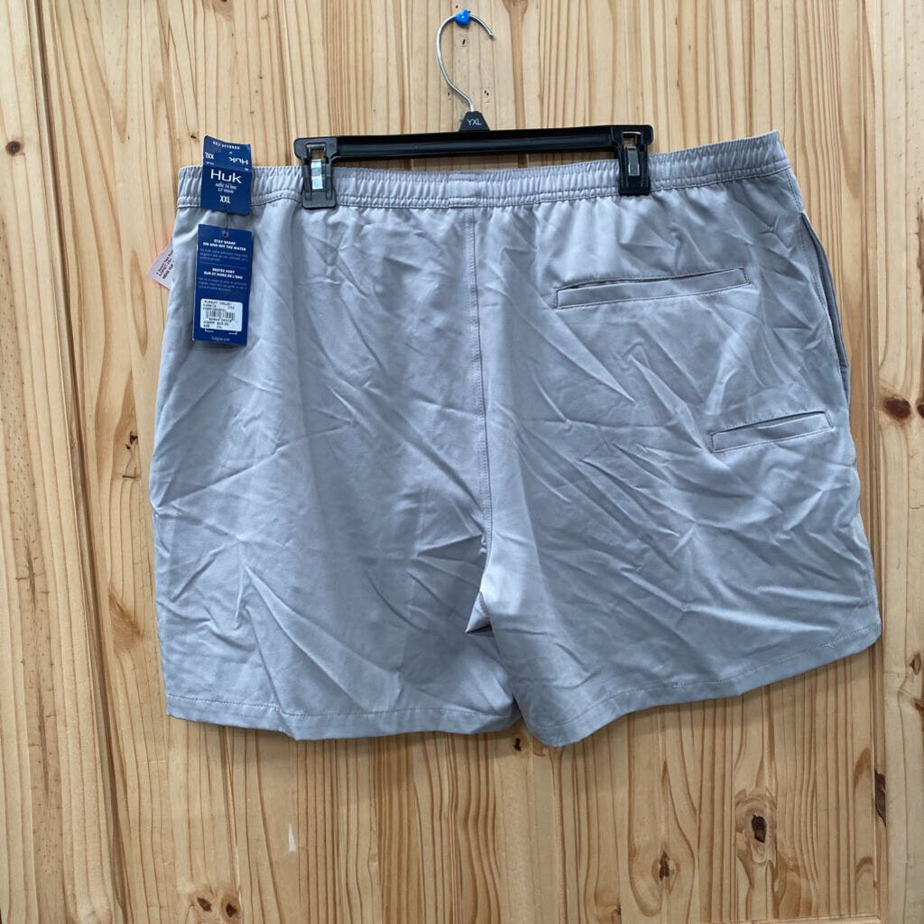 MENS HUK GREY SHORTS 2X
