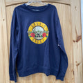 GUNS N ROSES NAVY BLUE SWEATSHIRT L
