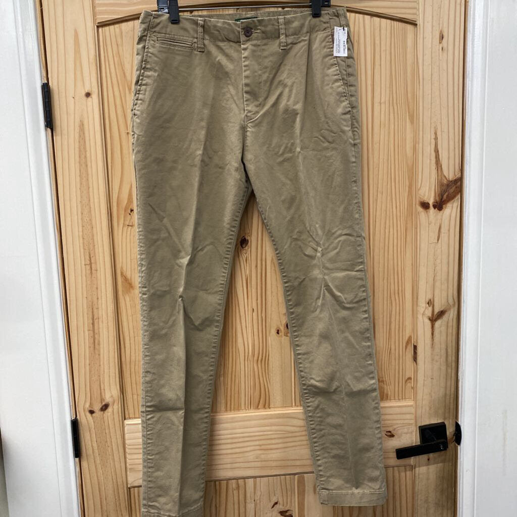 MENS AMERICAN EAGLE DK TAN PANTS 34X34