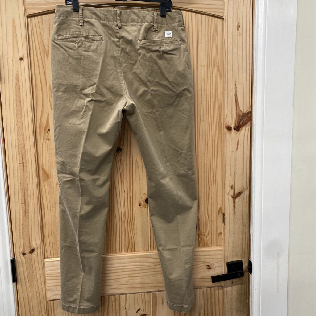 MENS AMERICAN EAGLE DK TAN PANTS 34X34