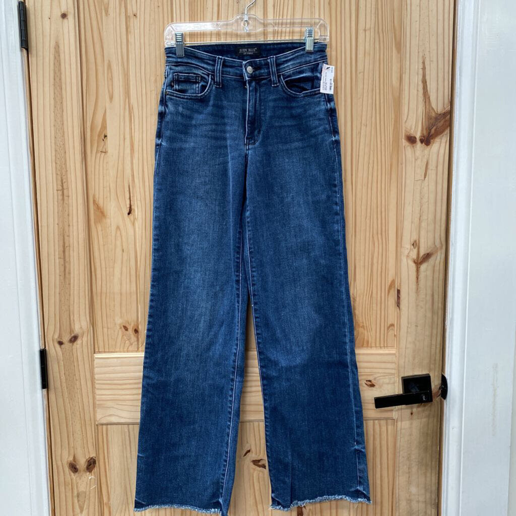 JUDY BLUE WIDE LEG DK JEANS 1/25
