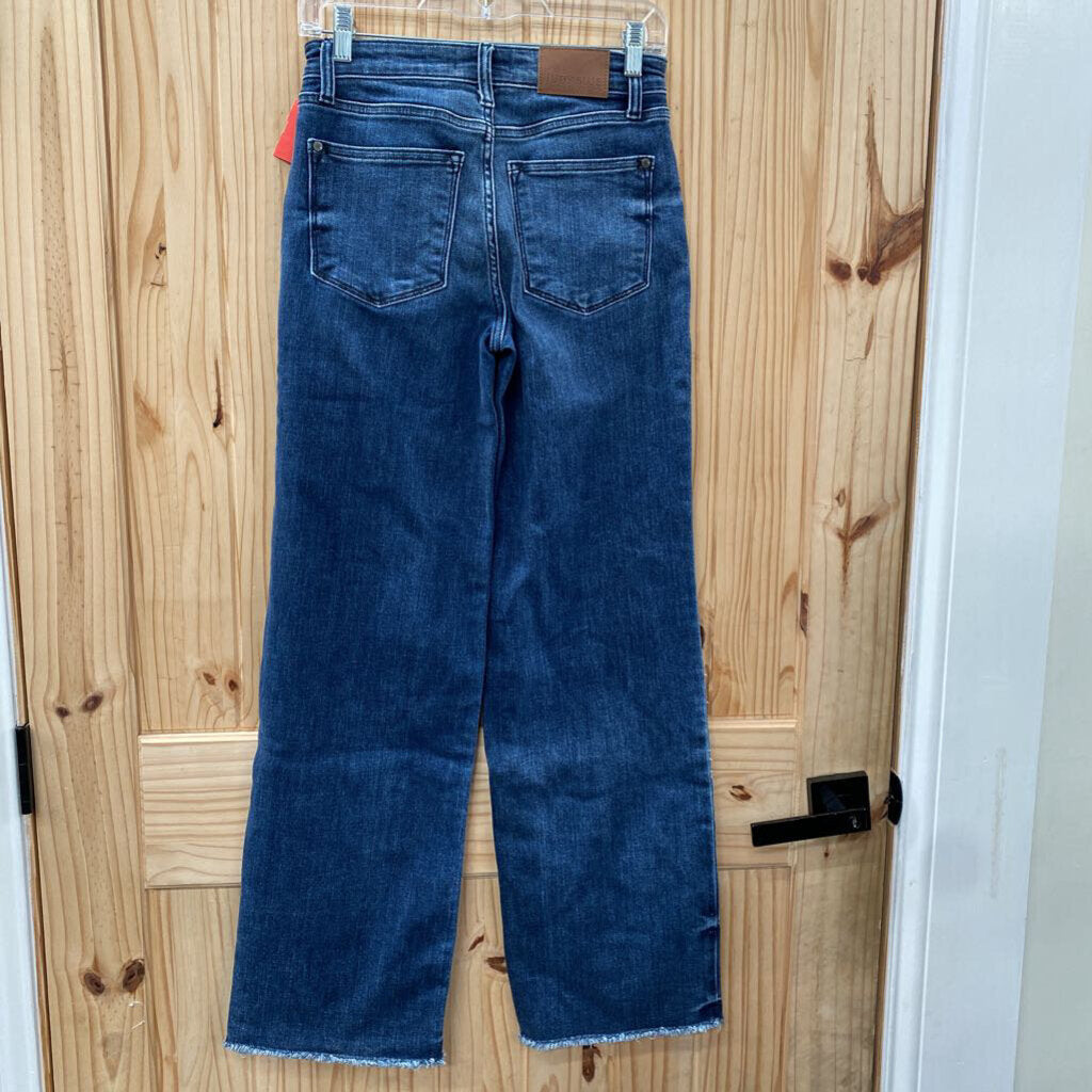 JUDY BLUE WIDE LEG DK JEANS 1/25