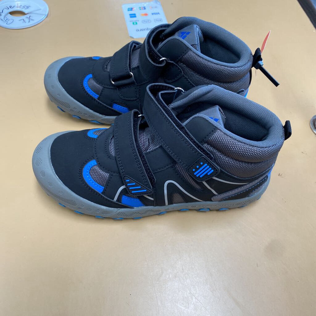 BOYS MISHANSHA BLK/GREY/BLUE SHOES 37 NEW
