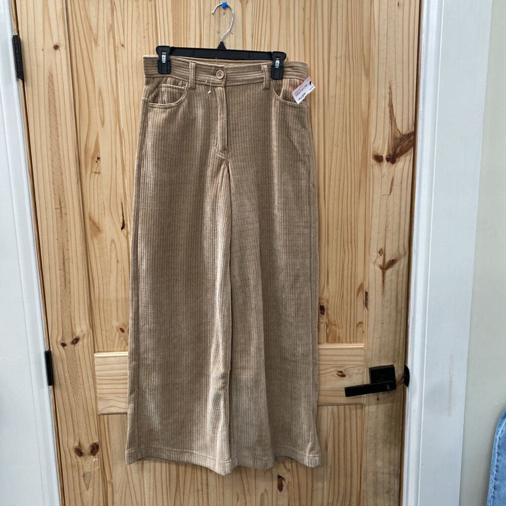 WOMENS INDUSTRY BEIGE CORDUORY PANTS 6 NWT