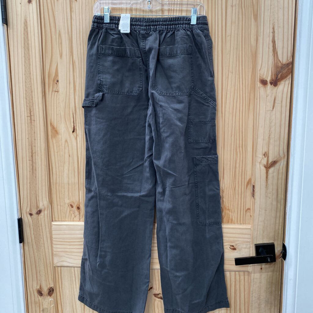 WOMENS AERIE DK GREY CARGO PANTS 5 REGULAR NWT