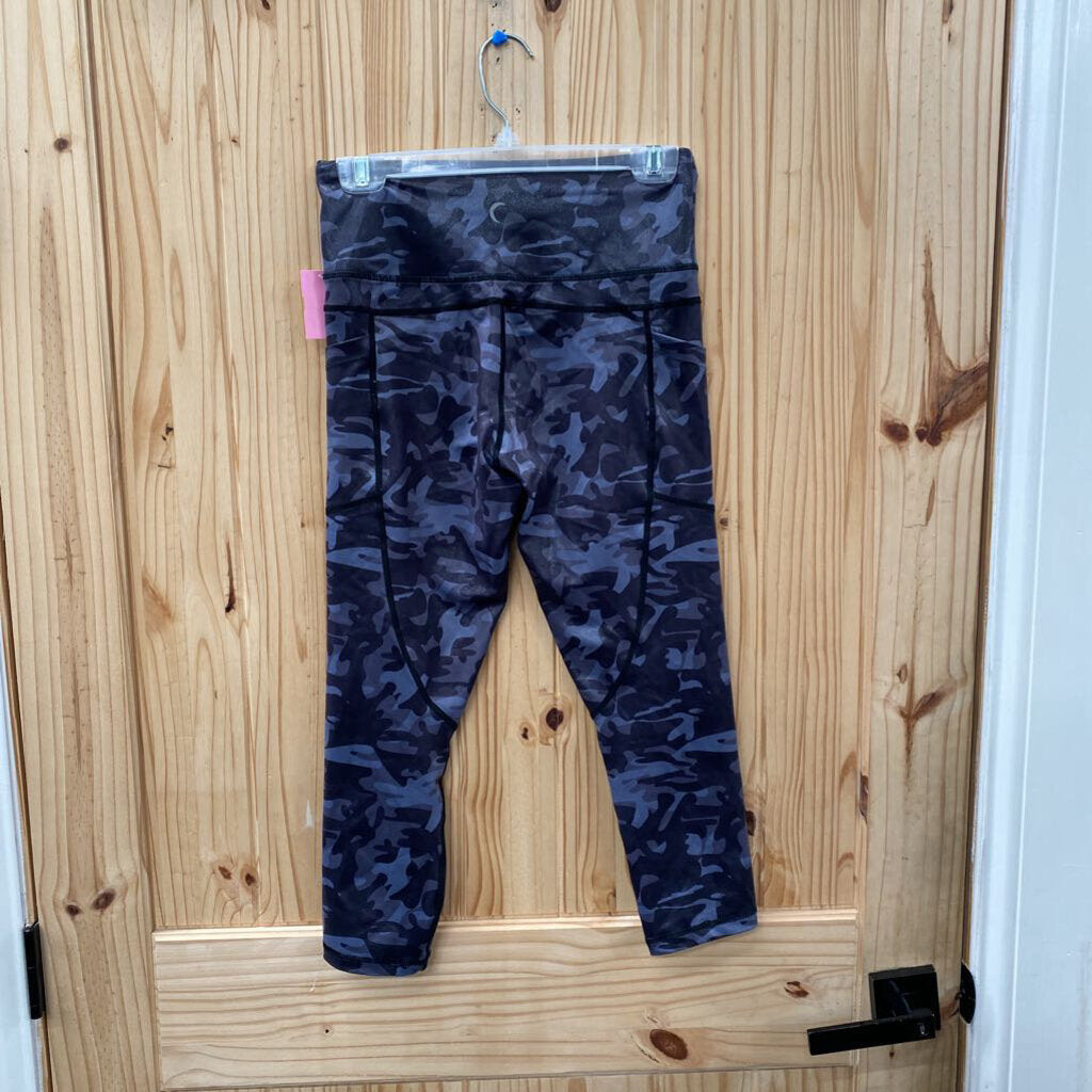 WOMENS ZYIA LEGGINGS GREY/BLK 6/8