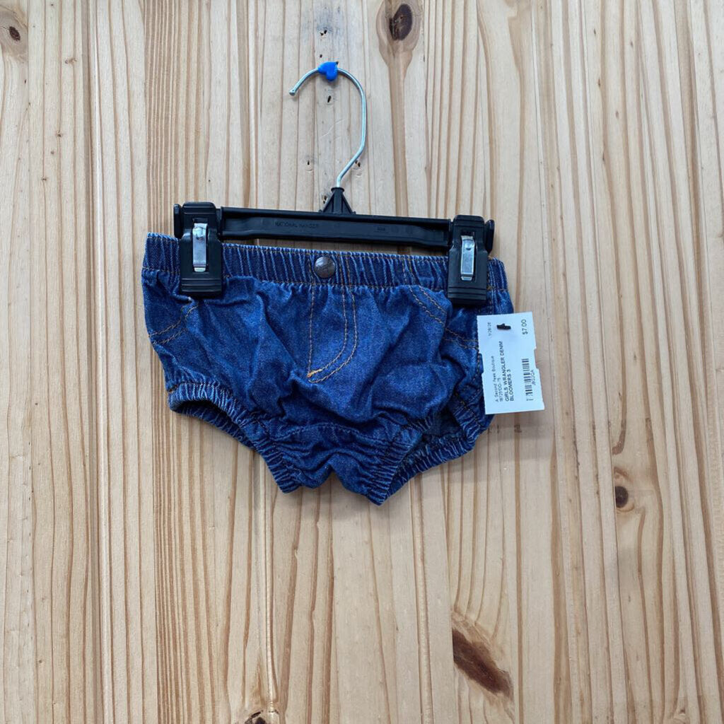 GIRLS WRANGLER DENIM BLOOMERS 3