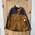 MENS COLUMBIA JACKET MUSTARD/DK GREY XL