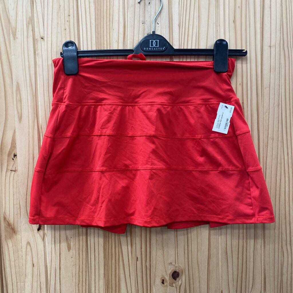 WOMENS RED SKORT 8