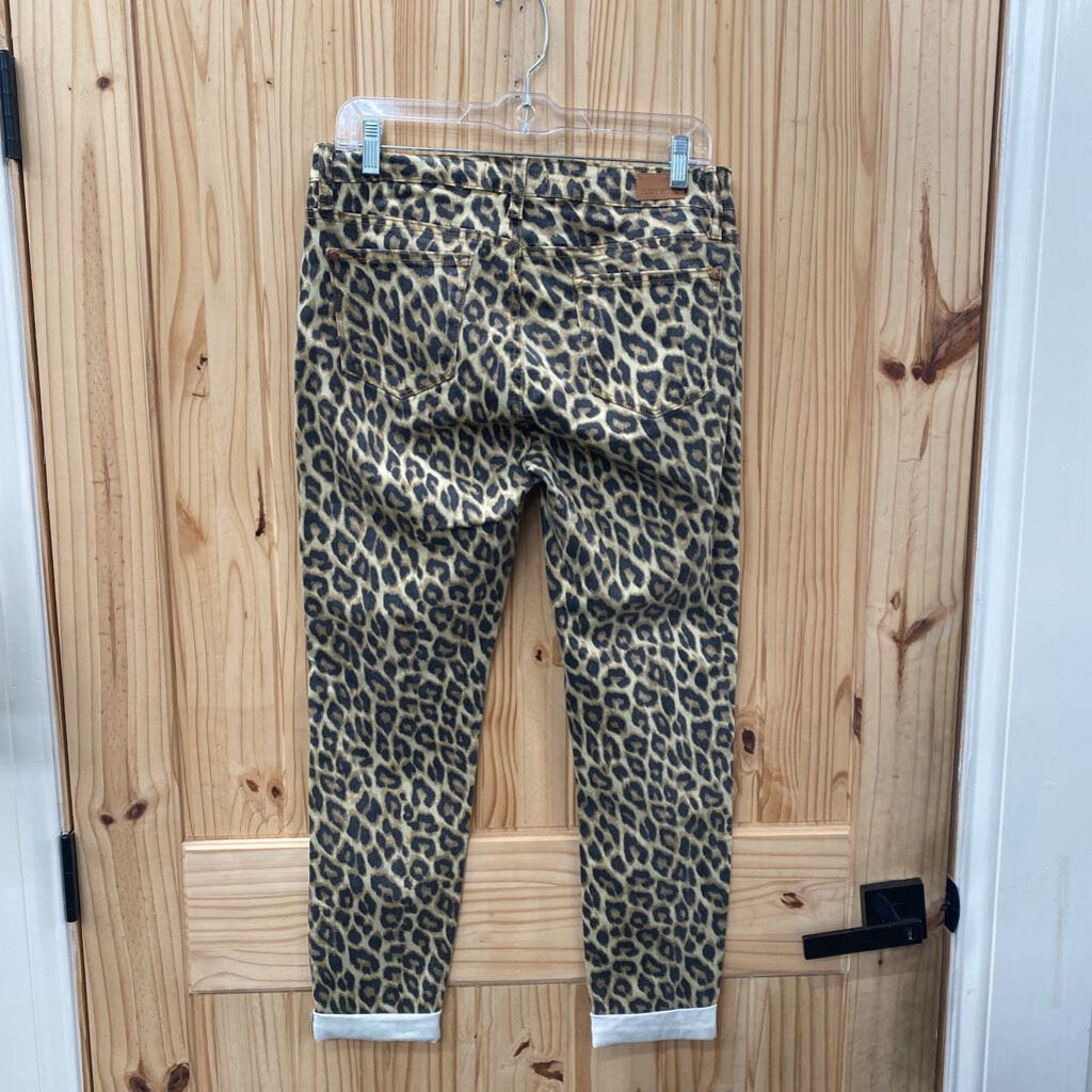 WOMENS JUDY BLUE LEOPARD PANTS 9