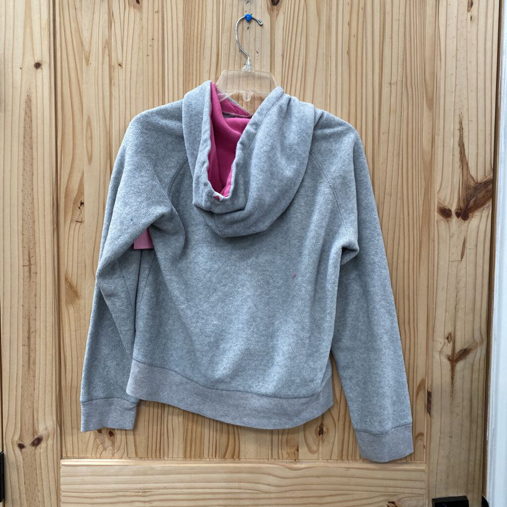 GIRLS GAP GREY/PINK HOODIE XXL 14/16