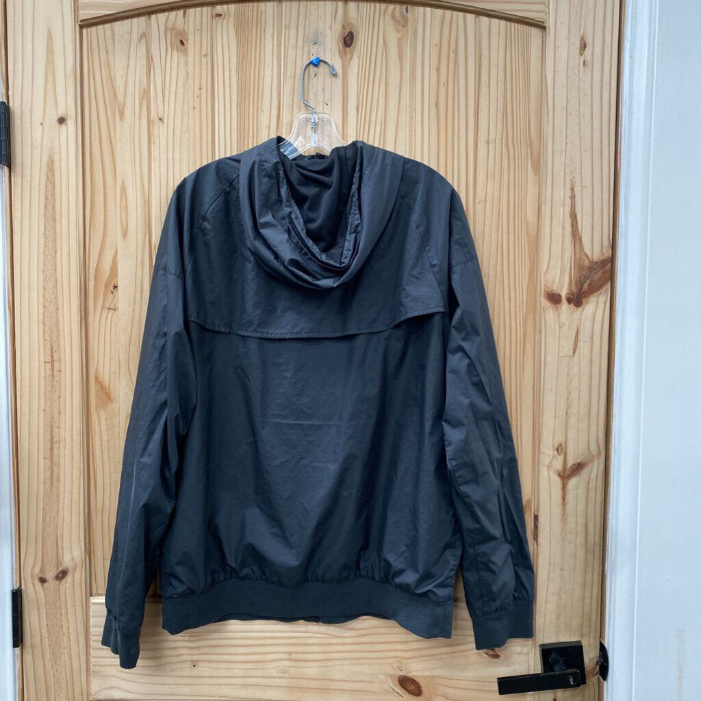 MENS NIKE JACKET BLK/WHITE L