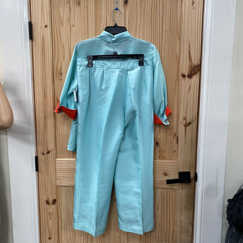 WOMENS BUSH WACKER 2PX SET AQUA/DK ORANGE 10 NWT