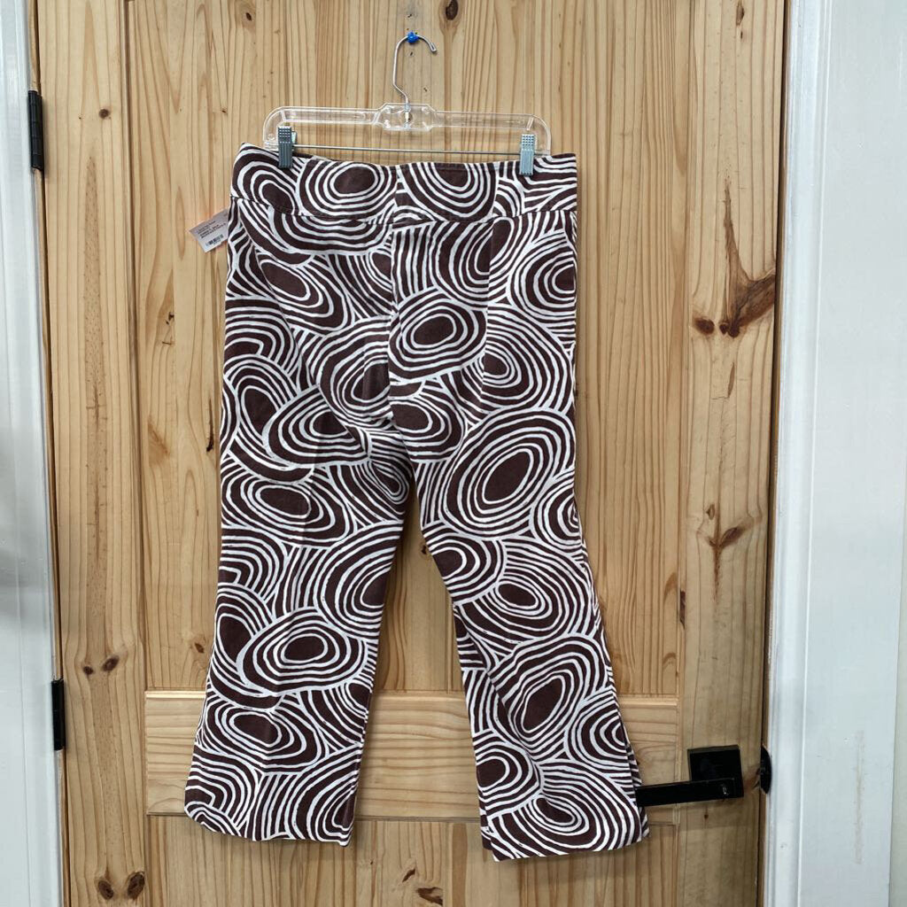 WOMENS FL MALIK BROWN/WHITE PANTS 10