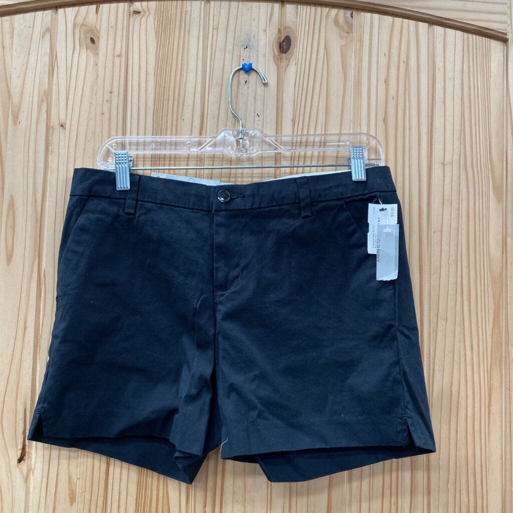 WOMENS OLD NAVY BLK SHORTS 8 NWT