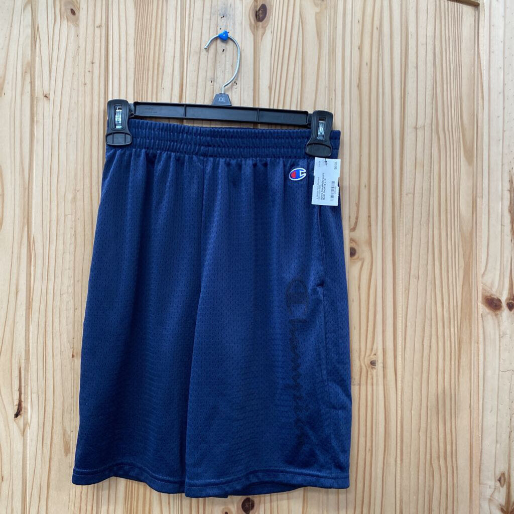 BOYS CHAMPION NAVY BLUE SHORTS L 12