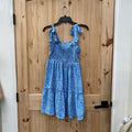 WOMENS JODIFL BLUE/WHITE DRESS S