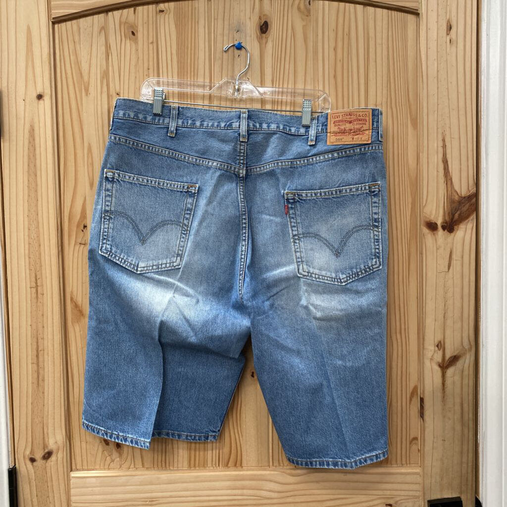 MENS LEVIS DENIM JEAN SHORTS 40