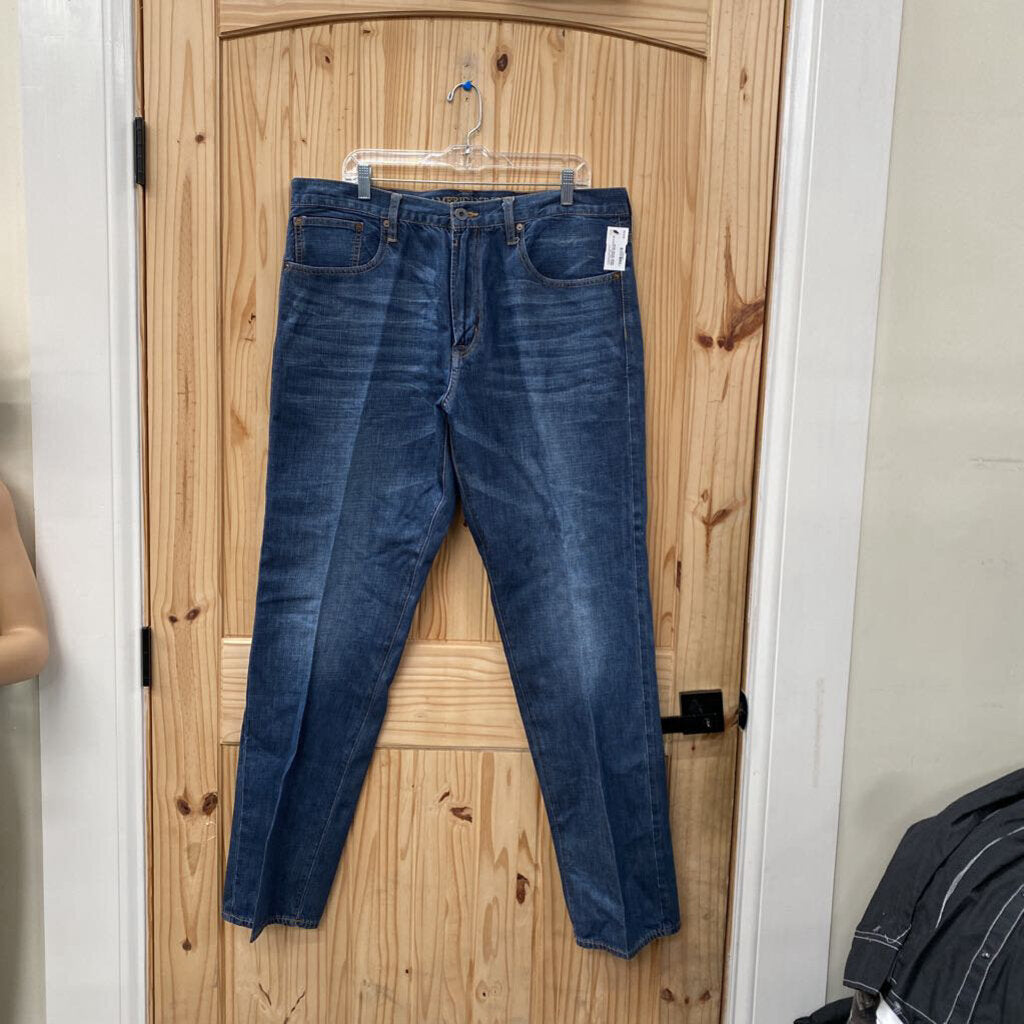 MENS AMERICAN EAGLE DK DENIM JEANS 38X34