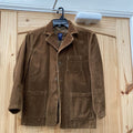 BOYS GAP BROWN CORDUORY JACKET L 10