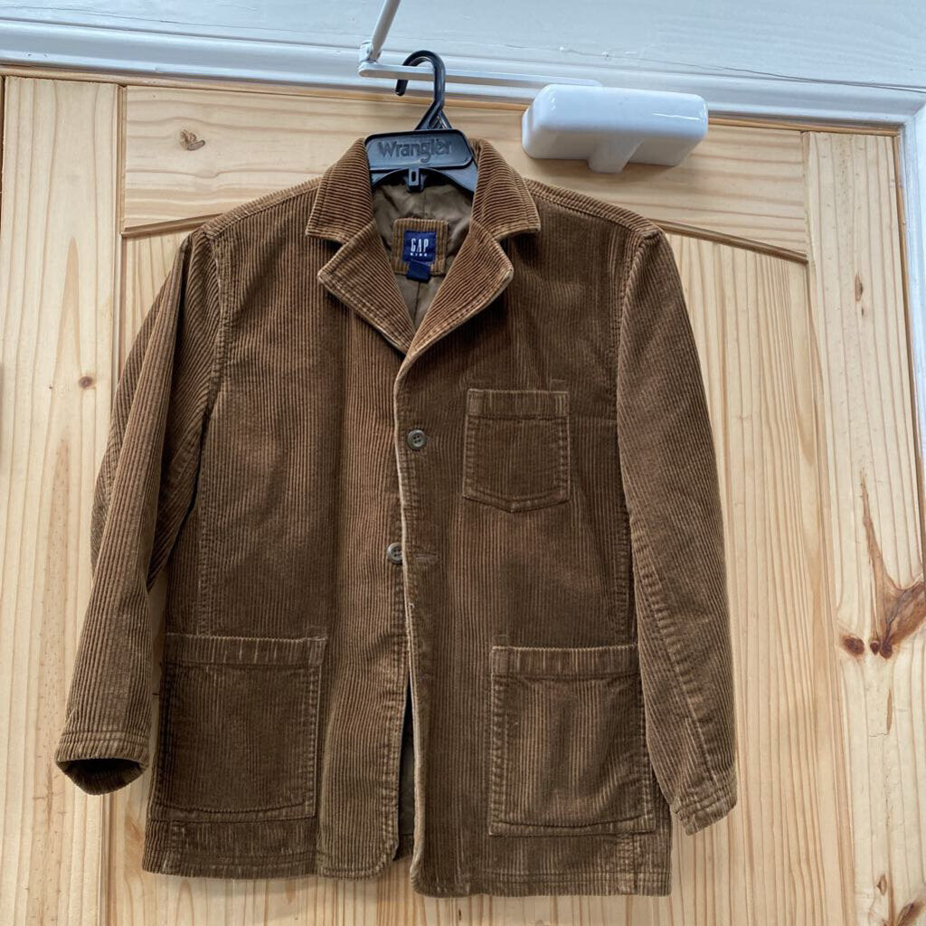 BOYS GAP BROWN CORDUORY JACKET L 10