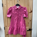 WOMENS CES FEMME PINK DRESS L