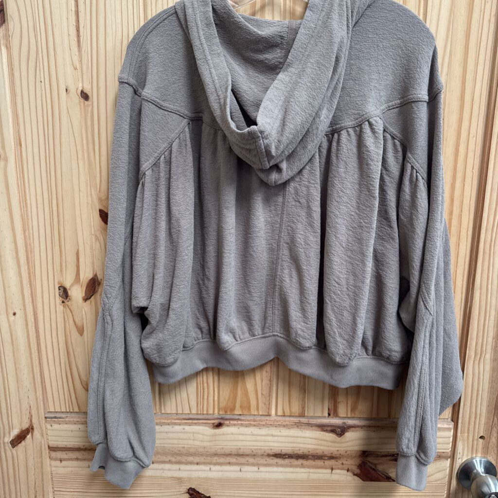 AERIE BROWN JACKET OVERSIZED S